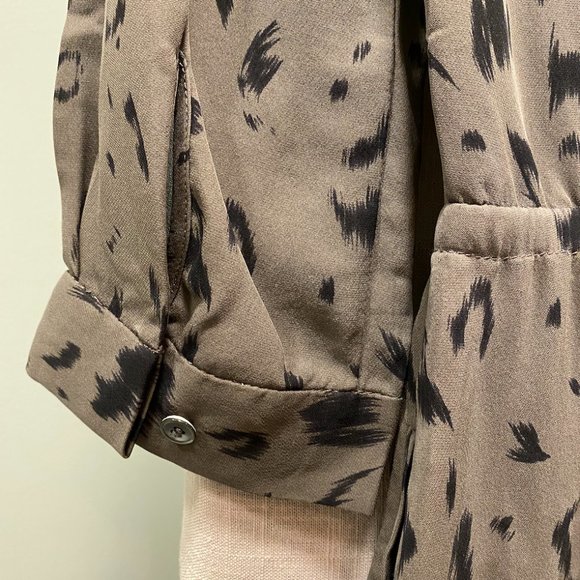 Babaton Leopard Bennett Silk Dress - Picture 4 of 11